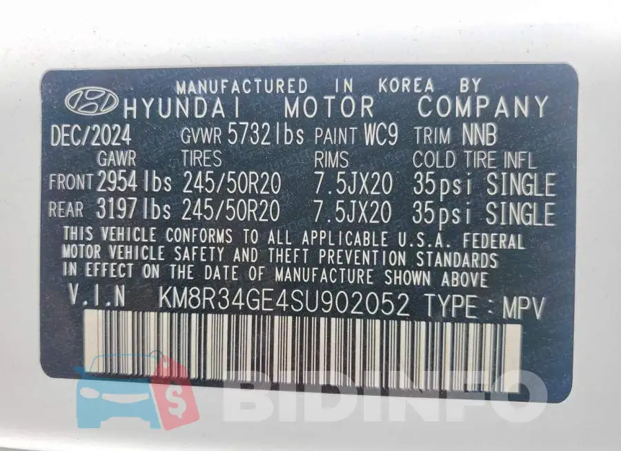 KM8R34GE4SU902052 Photo# 14