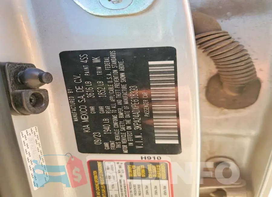 3KPA24ADXPE618323 Photo# 12