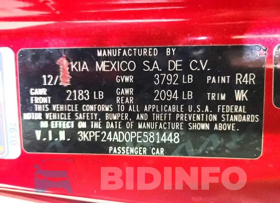 3KPF24AD0PE581448 Photo# 12