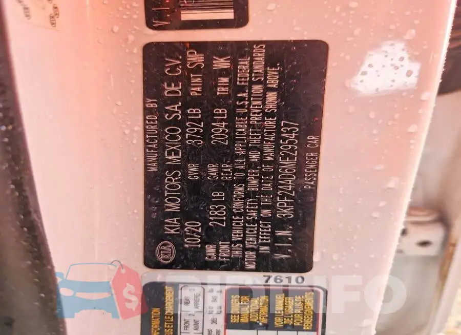 3KPF24AD6ME295437 Photo# 12