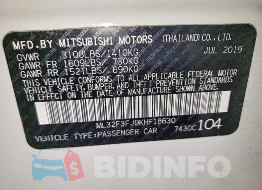 ML32F3FJ9KHF18630 Photo# 12