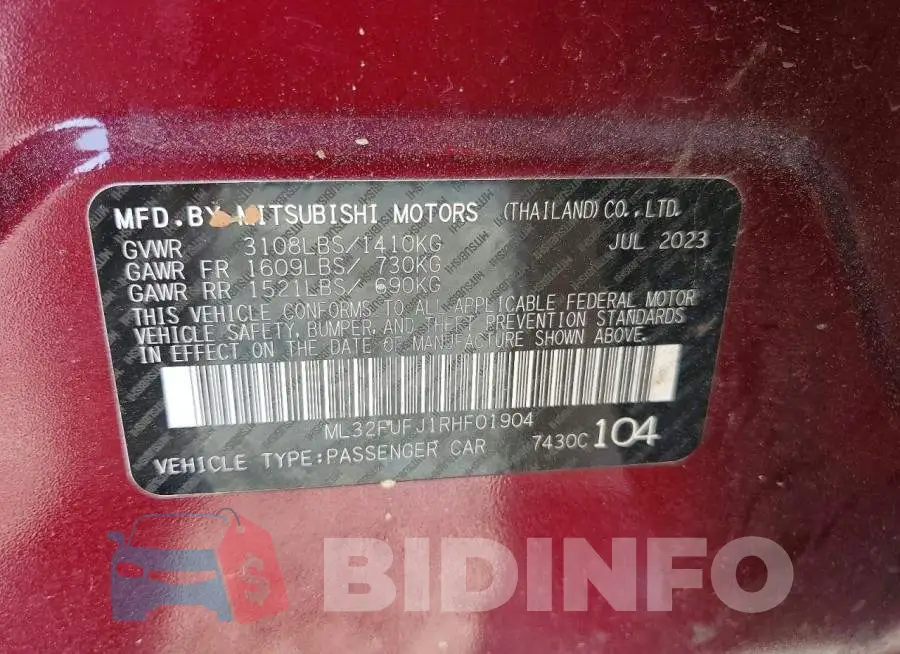 ML32FUFJ1RHF01904 Photo# 12
