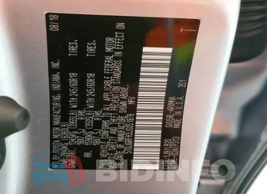 5TDJGRFH3JS051878 Photo# 13