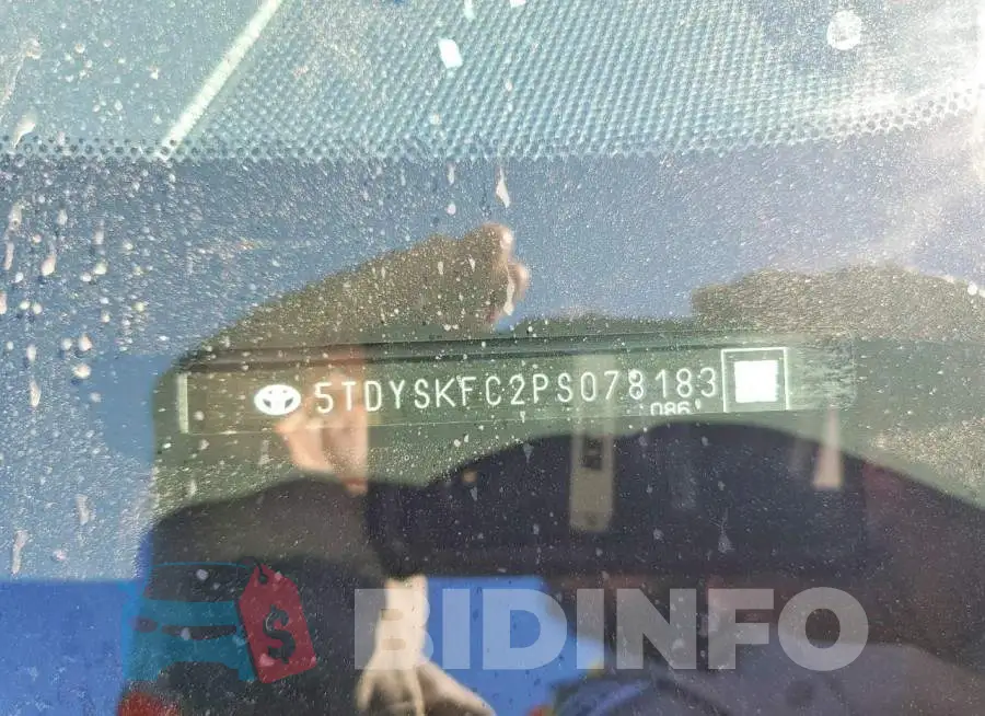 5TDYSKFC2PS078183 Photo# 13