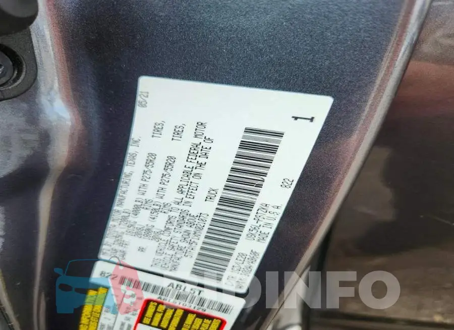 5TFAY5F1XMX021073 Photo# 13