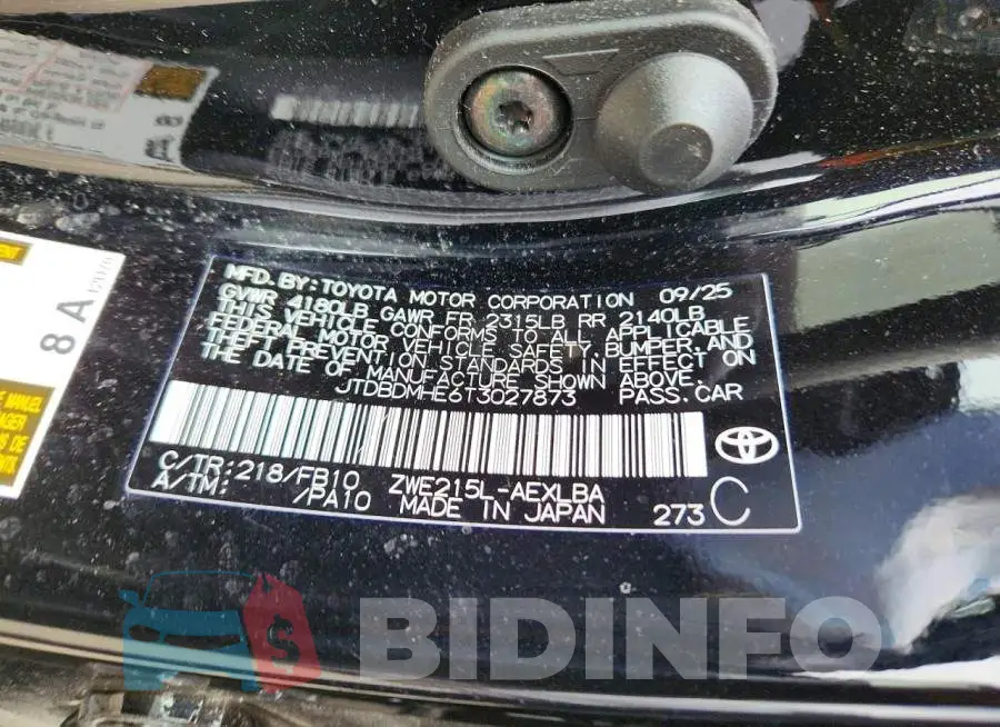 JTDBDMHE6T3027873 Photo# 12