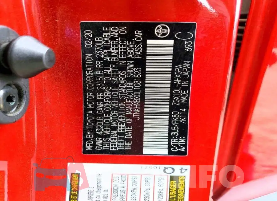 JTNKHMBX0L1081823 Photo# 13