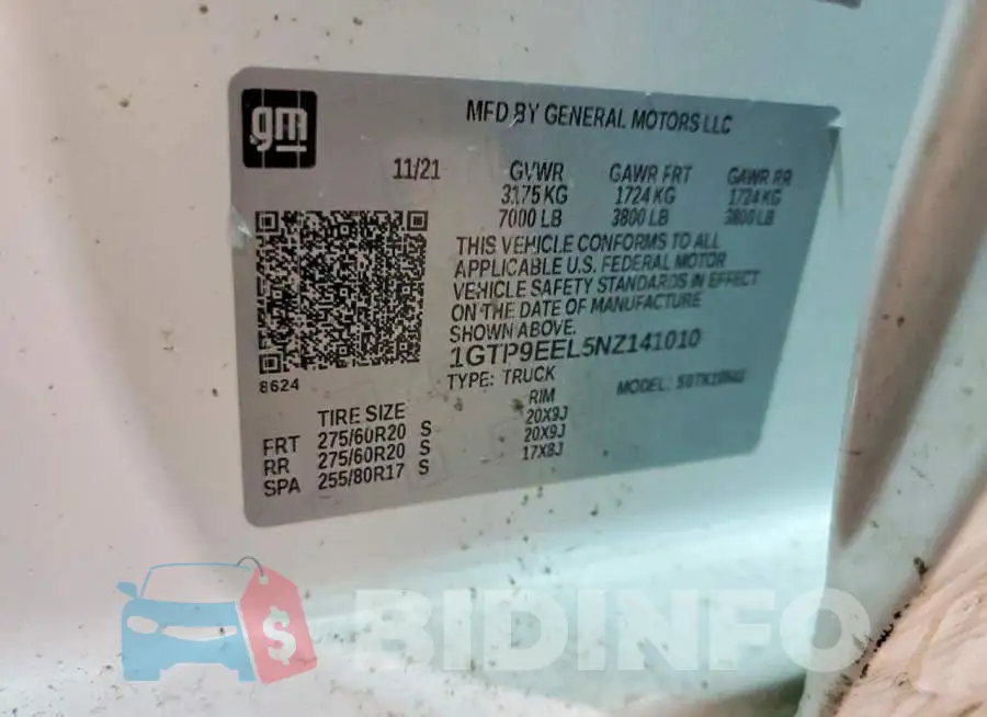 1GTP9EEL5NZ141010 Photo# 12