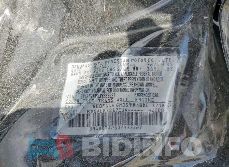 3N1AB7AP8JY333527 Photo# 13