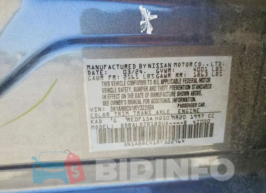 3N1AB8CV1RY322964 Photo# 13