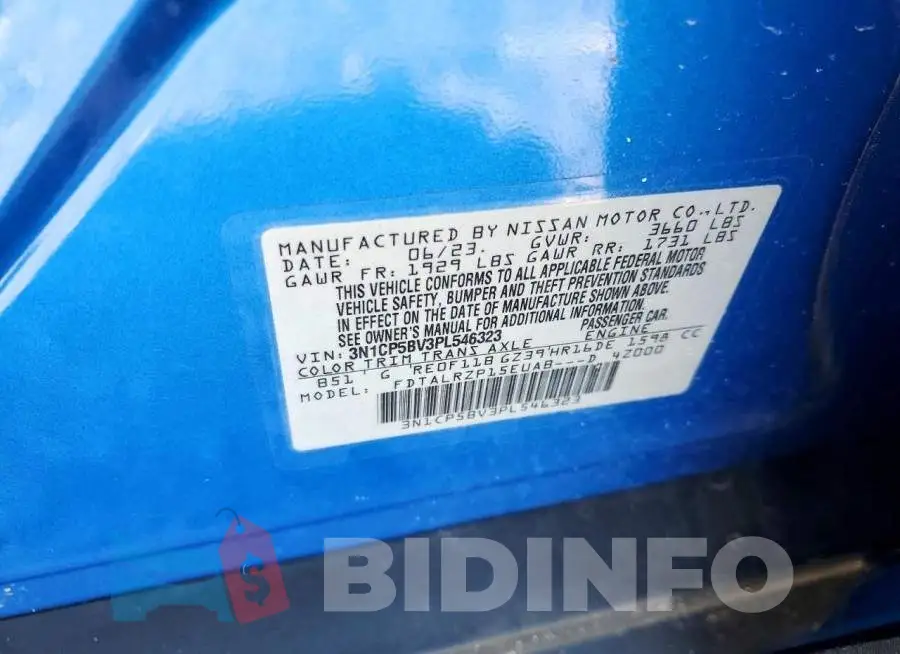 3N1CP5BV3PL546323 Photo# 12