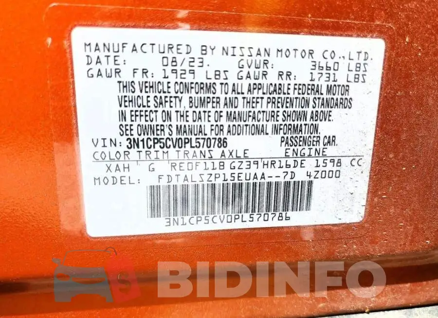 3N1CP5CV0PL570786 Photo# 14