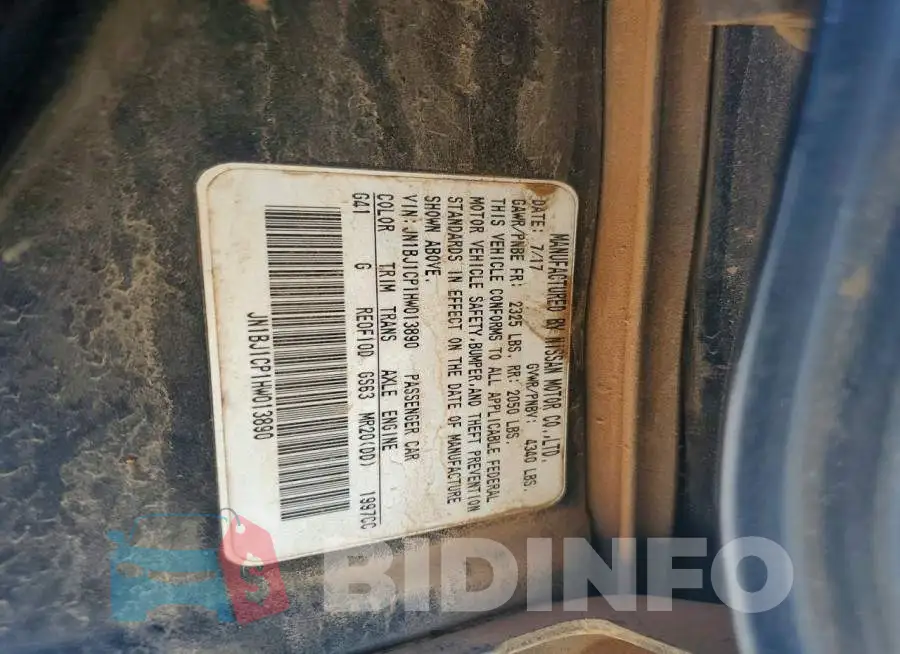 JN1BJ1CP1HW013890 Photo# 12