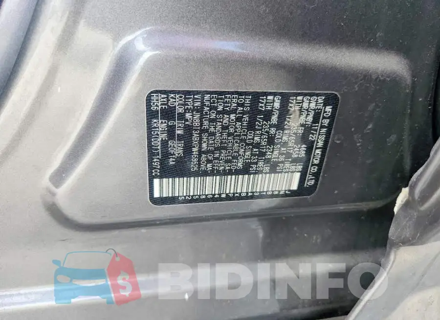 JN8BT3ABXPW468525 Photo# 12