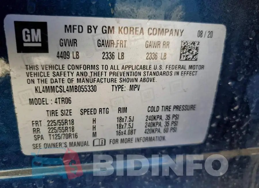 KL4MMCSL4MB055330 Photo# 14