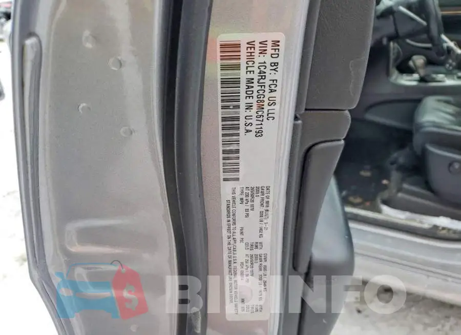 1C4RJFCG8MC671193 Photo# 13