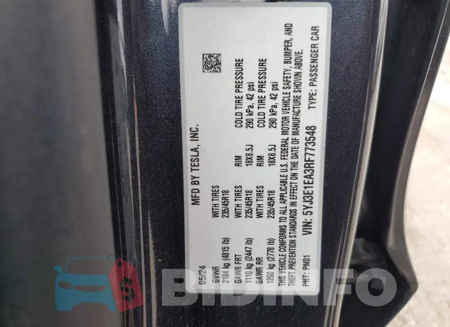 5YJ3E1EA3RF773548 Photo# 12
