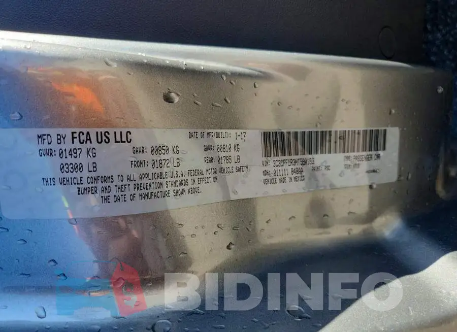3C3CFFLR3HT580193 Photo# 13