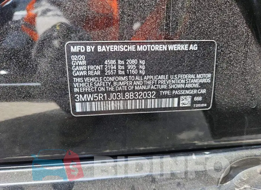 3MW5R1J03L8B32032 Photo# 12