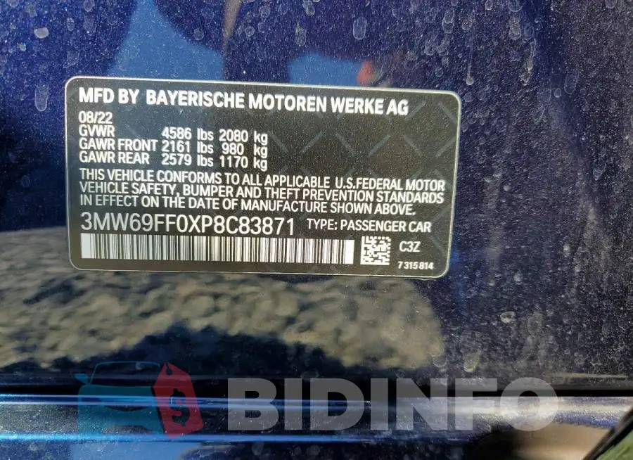 3MW69FF0XP8C83871 Photo# 12