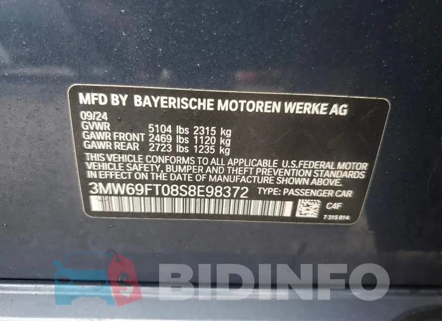 3MW69FT08S8E98372 Photo# 12