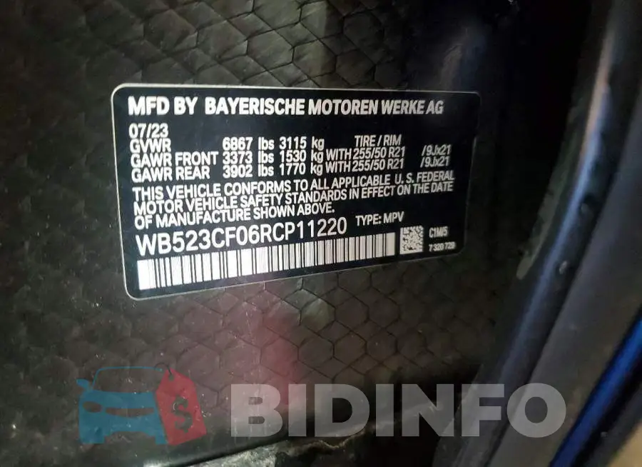 WB523CF06RCP11220 Photo# 12