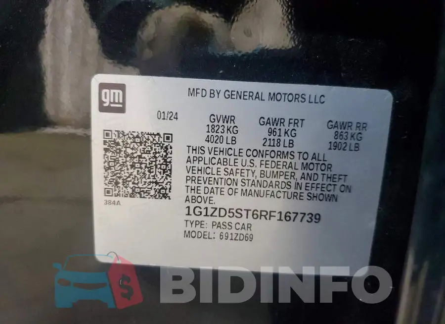1G1ZD5ST6RF167739 Photo# 12