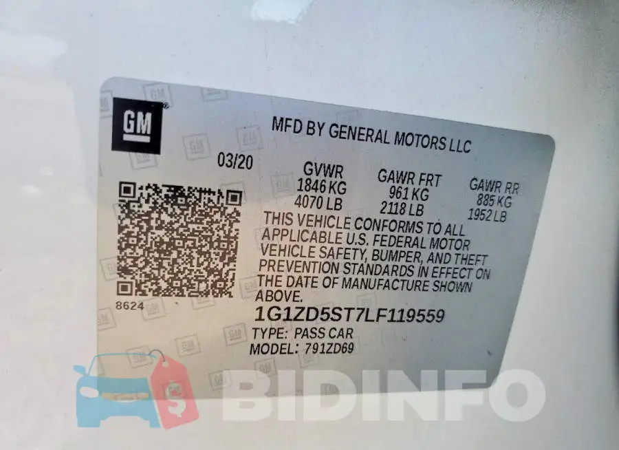 1G1ZD5ST7LF119559 Photo# 12