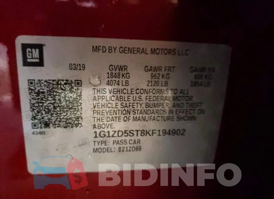 1G1ZD5ST8KF194902 Photo# 12