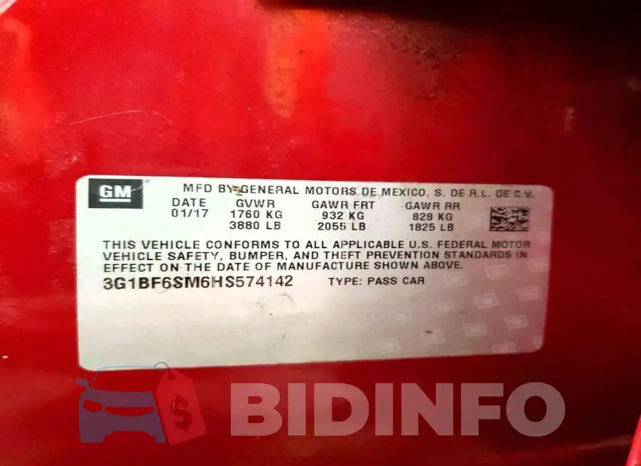 3G1BF6SM6HS574142 Photo# 12
