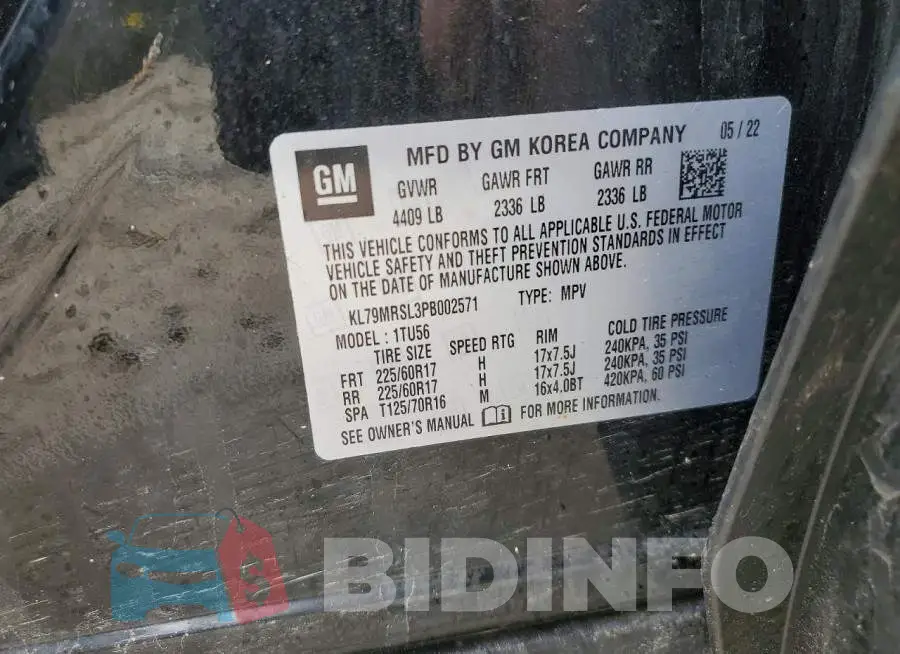 KL79MRSL3PB002571 Photo# 13