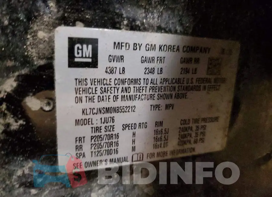 KL7CJNSM0NB552212 Photo# 12
