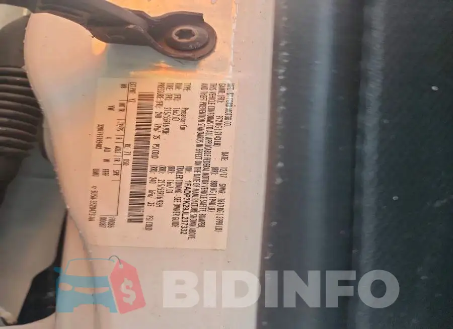 1FADP3K29JL237332 Photo# 13