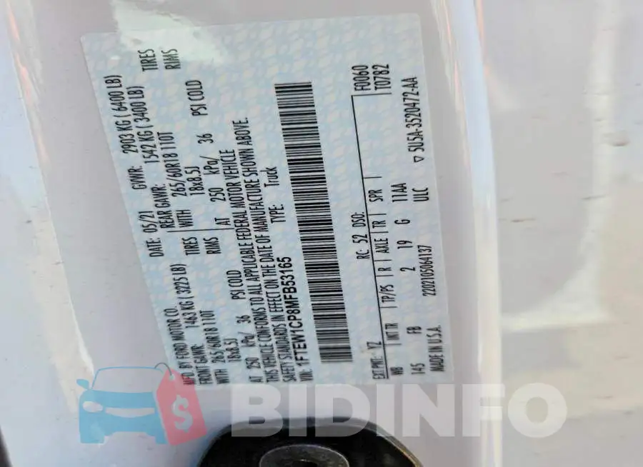 1FTEW1CP8MFB53165 Photo# 13