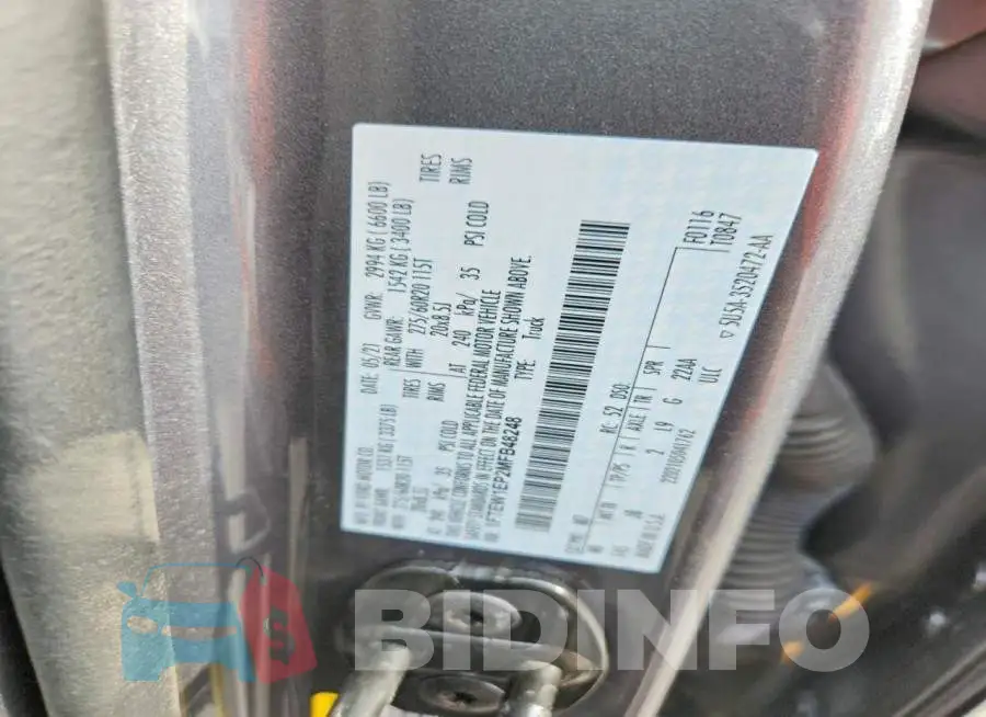1FTEW1EP2MFB48248 Photo# 12