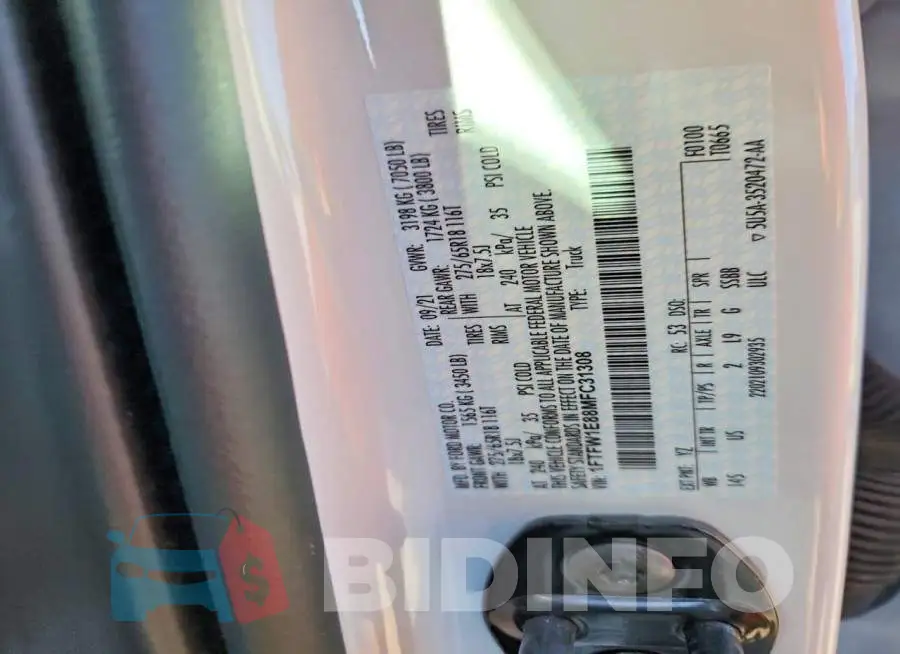 1FTFW1E88MFC31308 Photo# 12