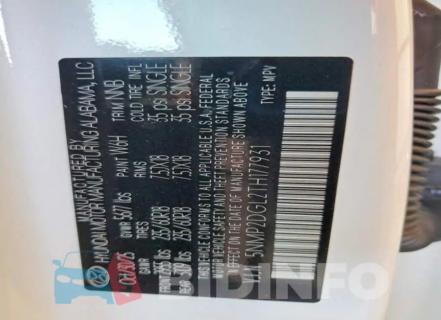 5NMP2DGL2TH177931 Photo# 14