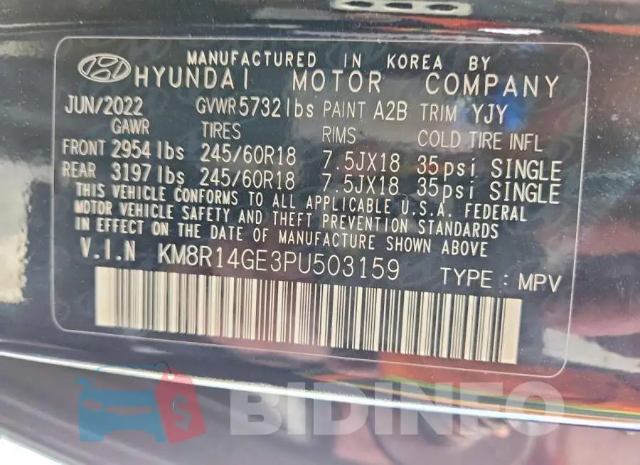 KM8R14GE3PU503159 Photo# 14