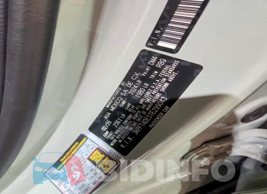 3KPFT4DE5TE299043 Photo# 12