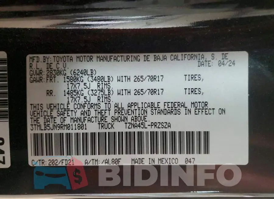 3TMLB5JN9RM011801 Photo# 13