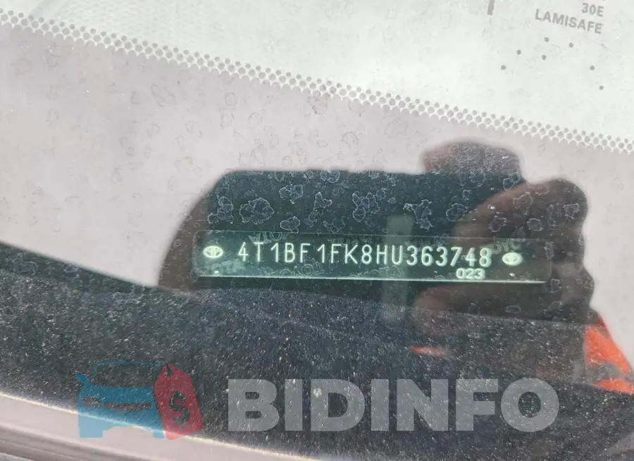 4T1BF1FK8HU363748 Photo# 12
