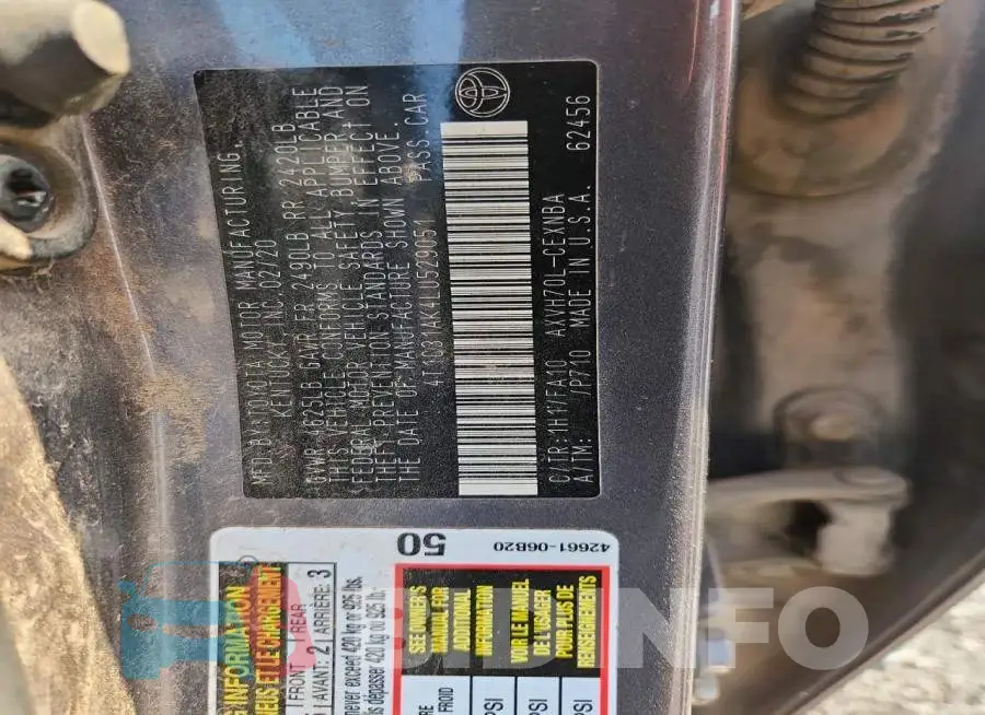 4T1C31AK4LU529051 Photo# 12