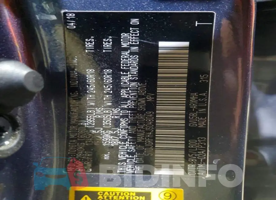 5TDJGRFH4JS048049 Photo# 14