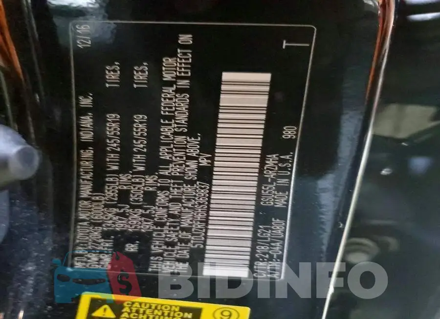 5TDJZRFH6HS369837 Photo# 13