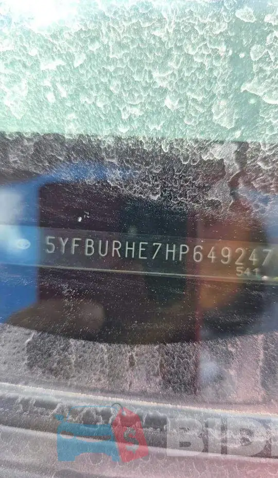 5YFBURHE7HP649247 Photo# 12