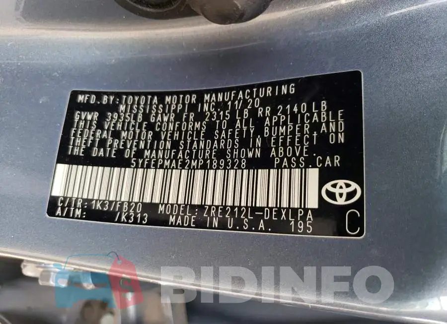 5YFEPMAE2MP189328 Photo# 12