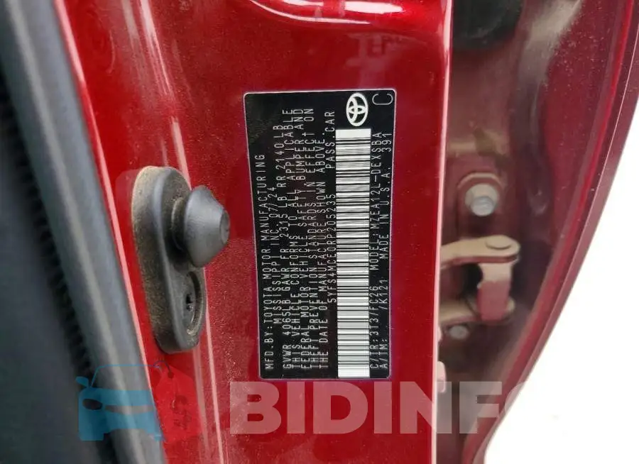 5YFS4MCE0RP205235 Photo# 13