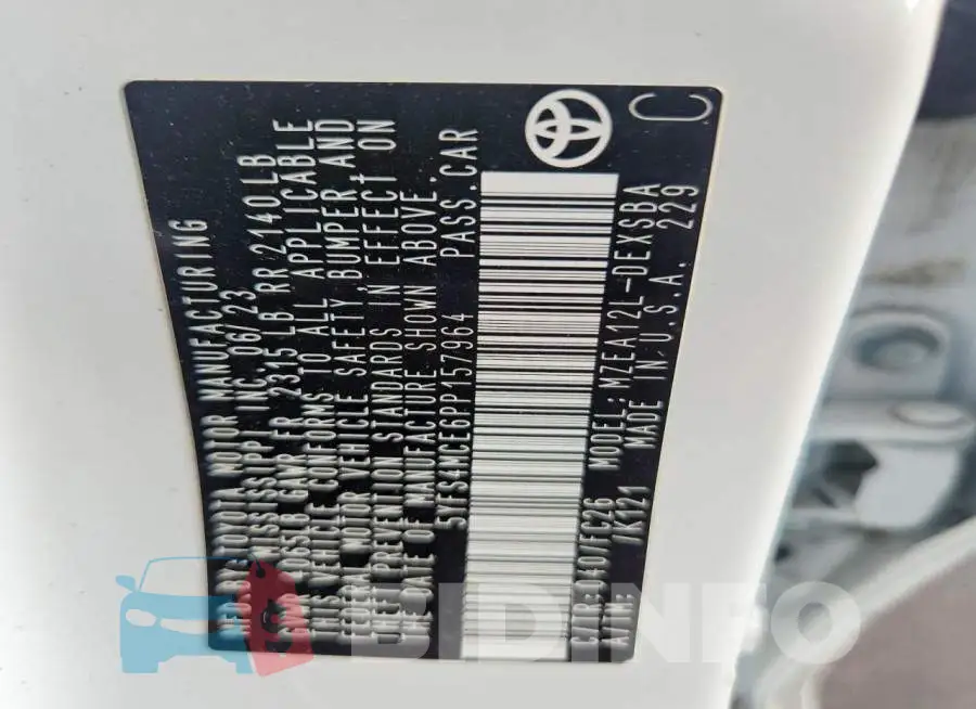 5YFS4MCE6PP157964 Photo# 12