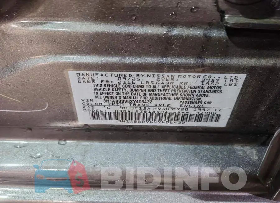 3N1AB8BV6SY406432 Photo# 13