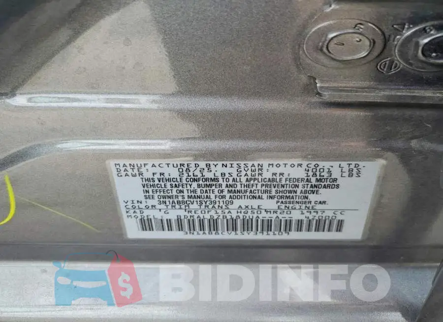 3N1AB8CV1SY391109 Photo# 13